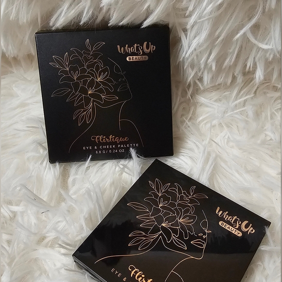 Eye & Cheek Palette - Flirtique by Whats Up Beauty Eye Shadow Cosmetics - Picture 2 of 4